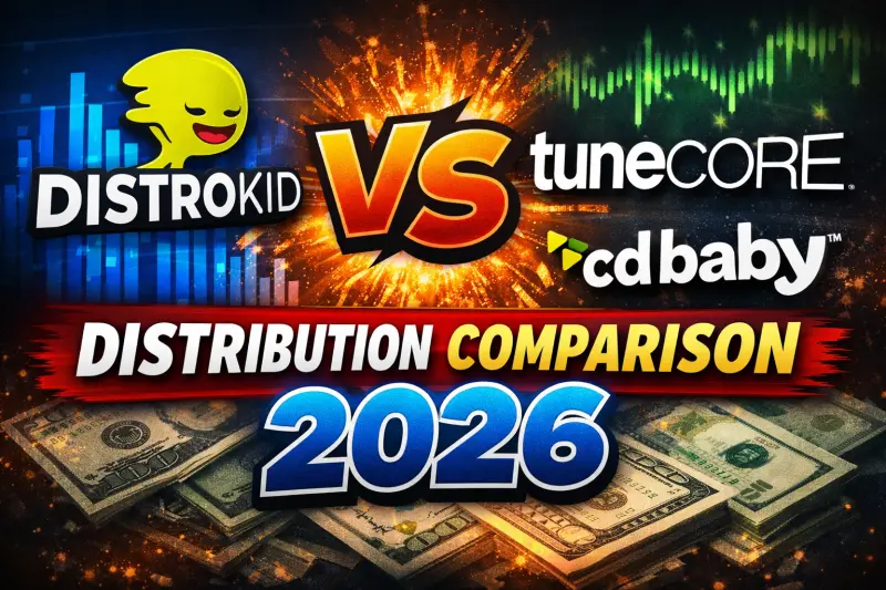 DistroKid vs TuneCore vs CD Baby 2026: Honest Comparison